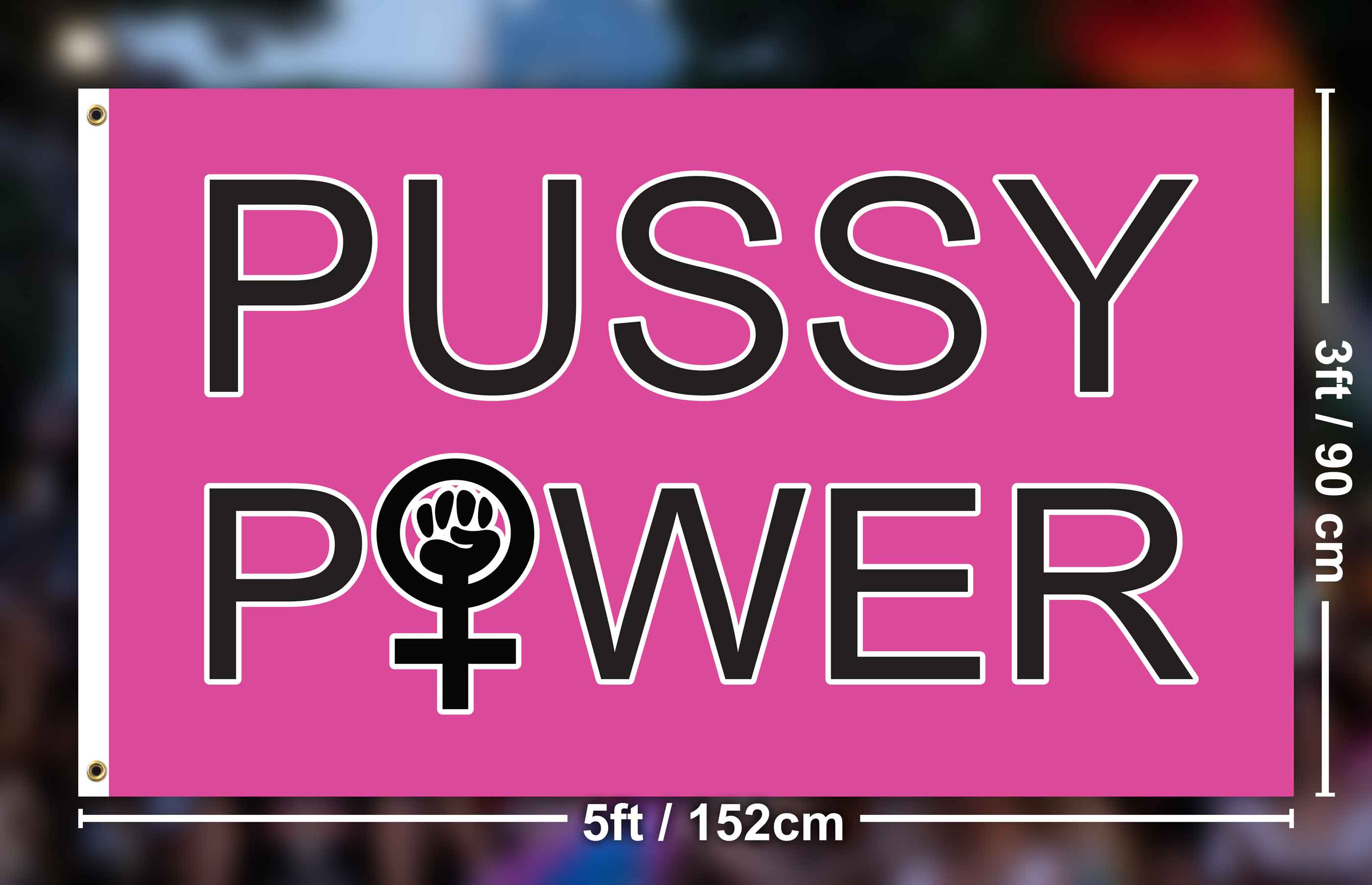 Pussy Power - 3x5 Flag
