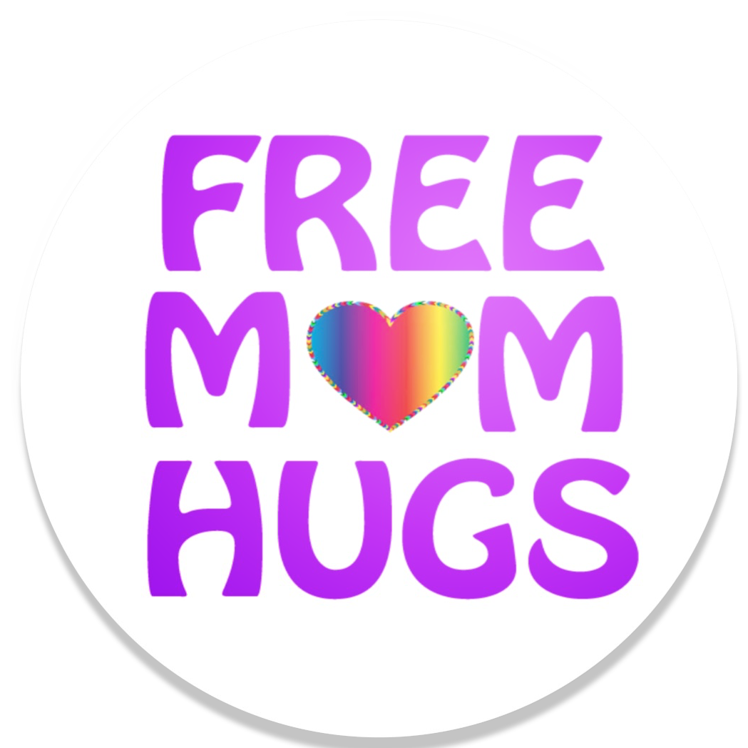 Free Mom Hugs Pin