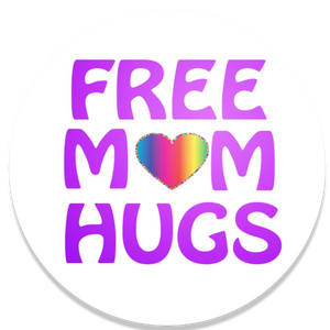 Free Mom Hugs Pin