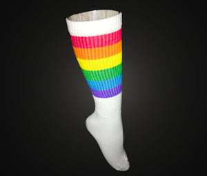 Calf length Rainbow socks