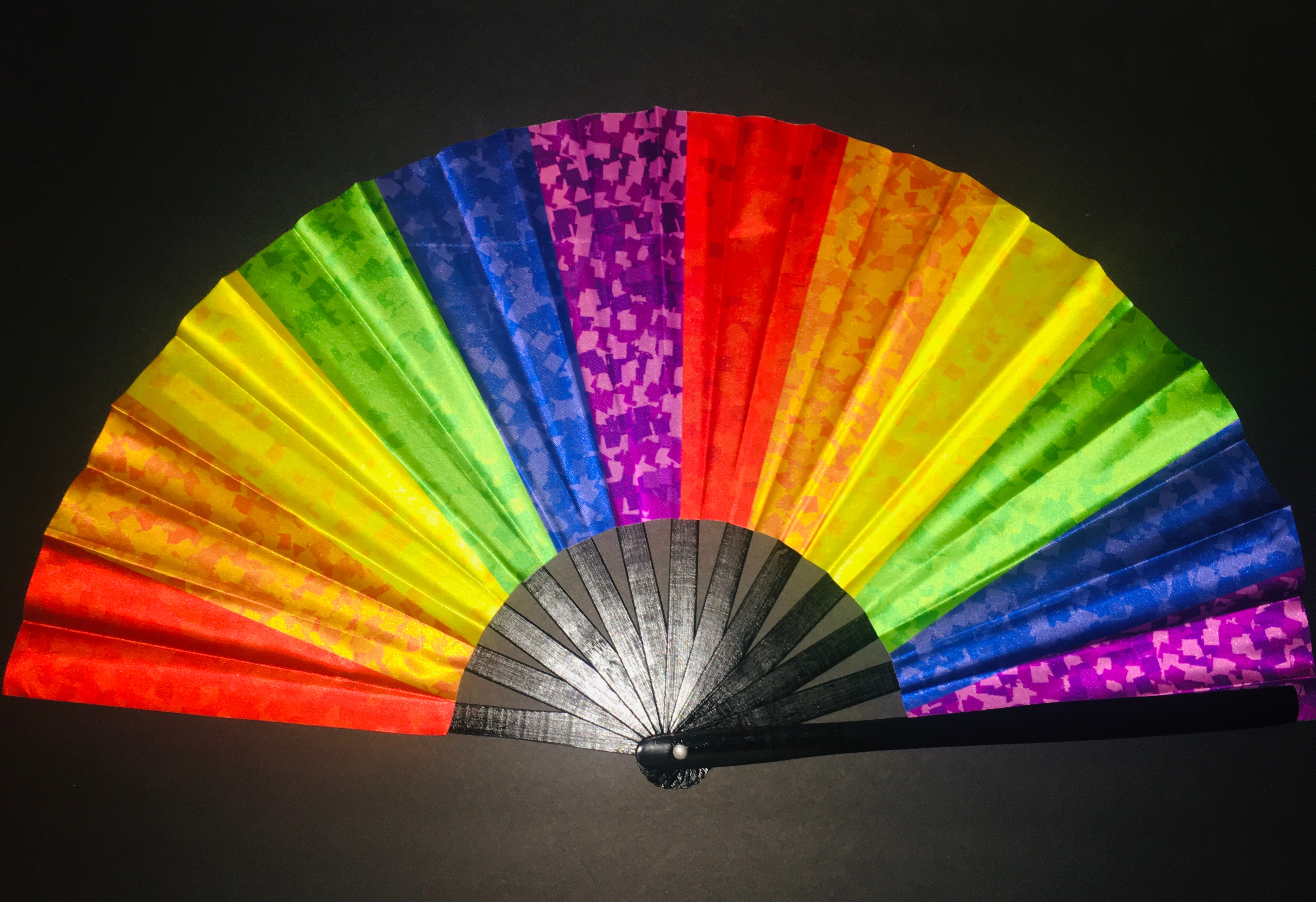 Customized rainbow fan