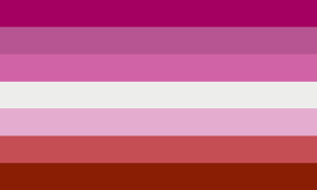 Lesbian flag, large