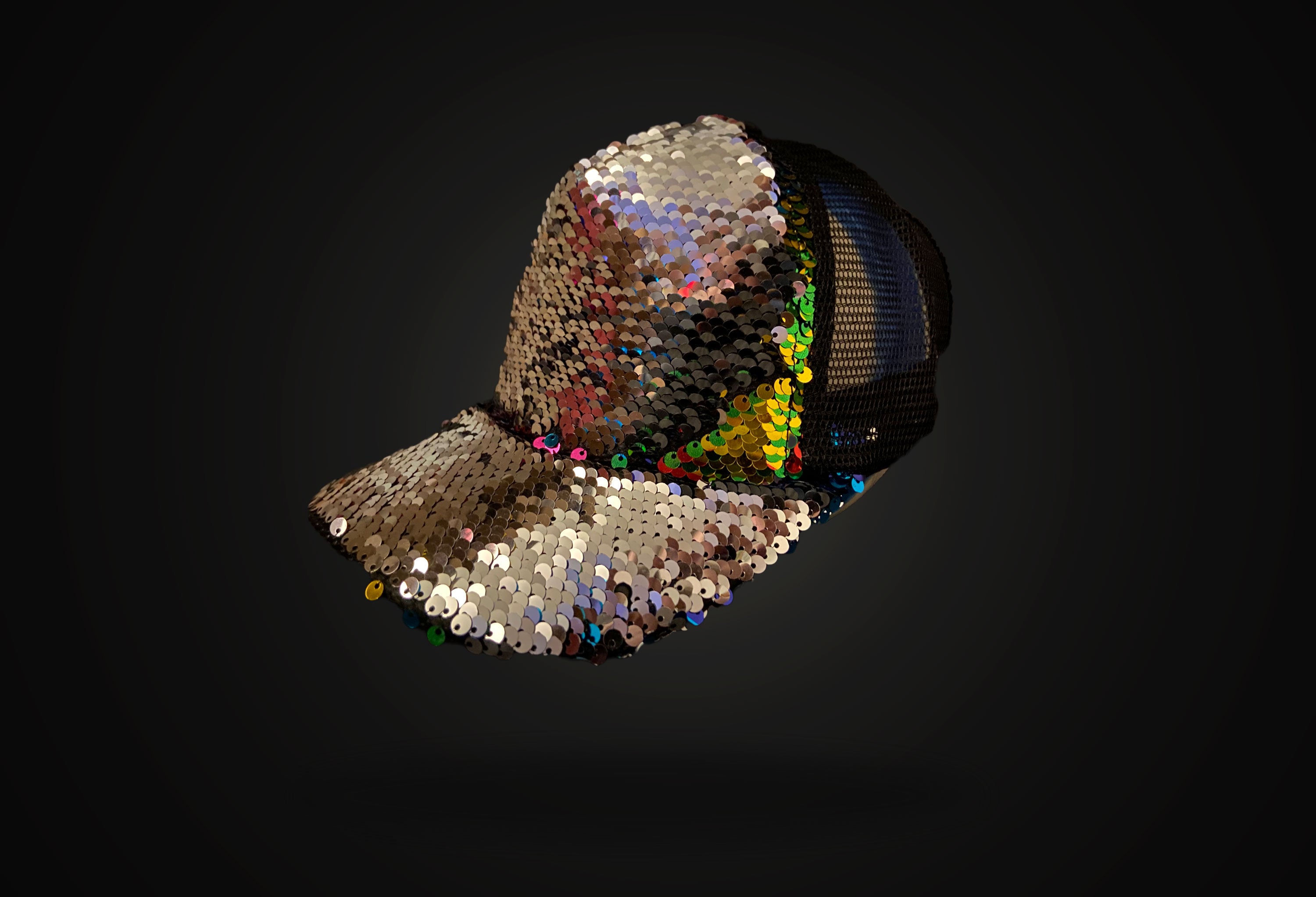 Rainbow REVERSIBLE Sequin Hat