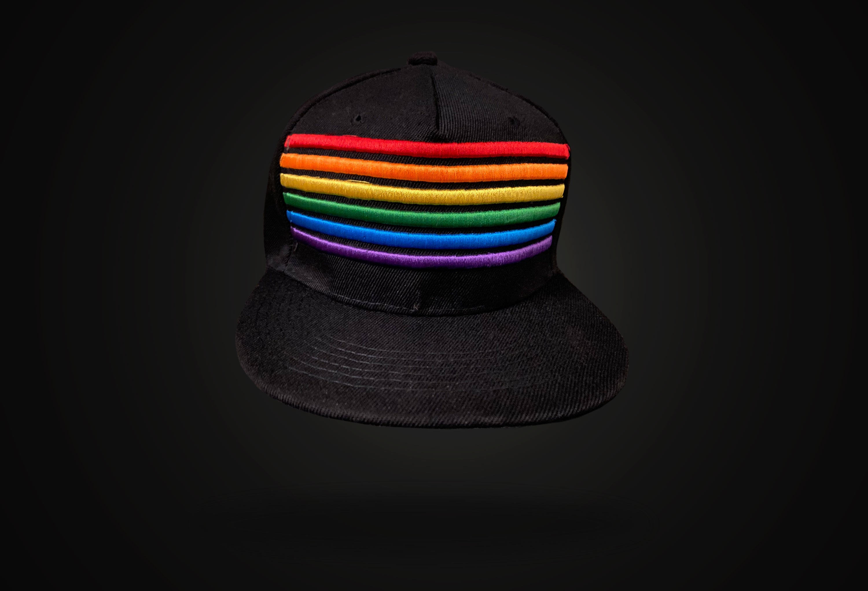 Striped Rainbow Hat