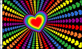 Rainbow Love Flag