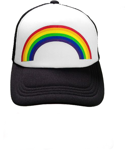 Rainbow Trucker hat