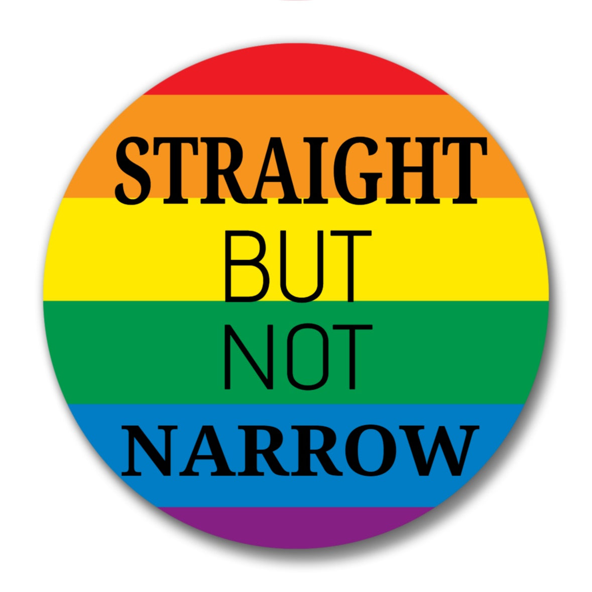 STRAIGHT but not NARROW